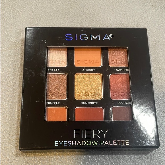 Sigma Beauty Fiery Eyeshadow Palette - Warm Tones - Picture 1 of 7